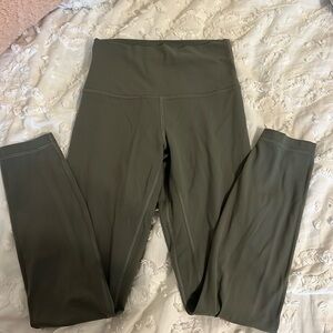 Army Green Lululemon Leggings